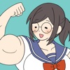 Muscle Girl protects Ren-kun! icon