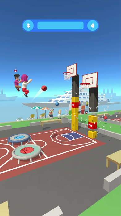 Jump Up 3D: Basketball Game Screenshot