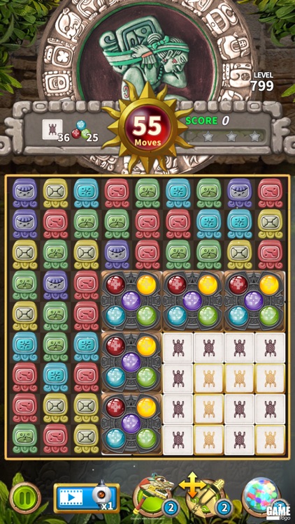 Glyph of Maya Match 3 Puzzle screenshot-6