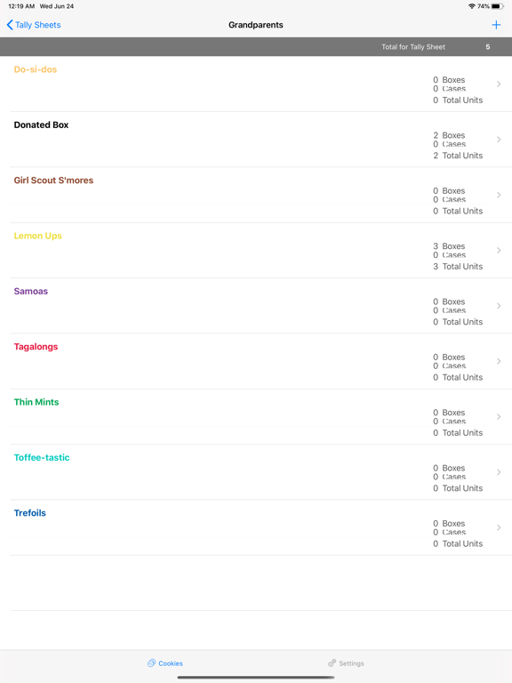 Screenshot #6 pour Cookie Tally