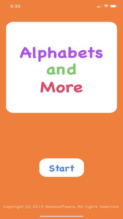 Alphabets and More