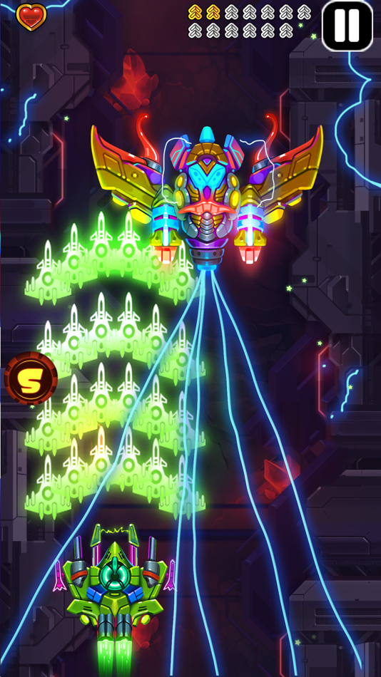 #4. Galaxy Wing: Ace Shooter (iOS) Bởi: Chongqing Kruger Network Technology Co., Ltd