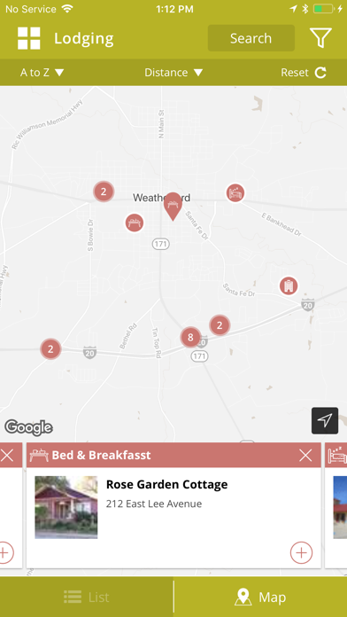 Weatherford Eats Screenshot