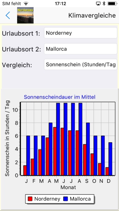 Norderney App für den Urlaub Screenshot