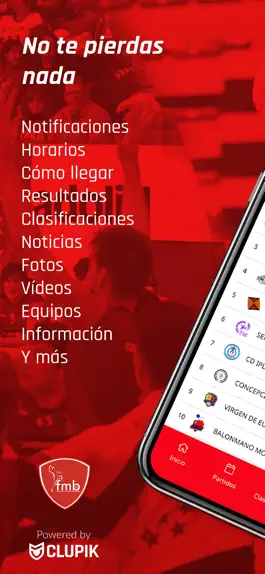 Game screenshot Federación Madrileña Balonmano apk