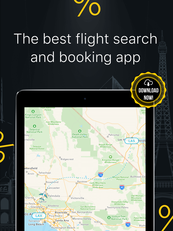 Cheap Airline Tickets Bookings iPad screenshot 4 - Travel app