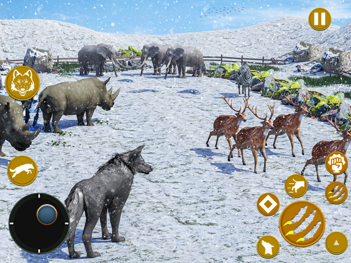 Wolf Simulator Arctic Survival