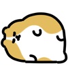 sleepy animal sticker