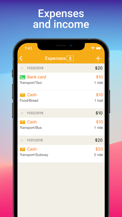 Home Bookkeeping Screenshot