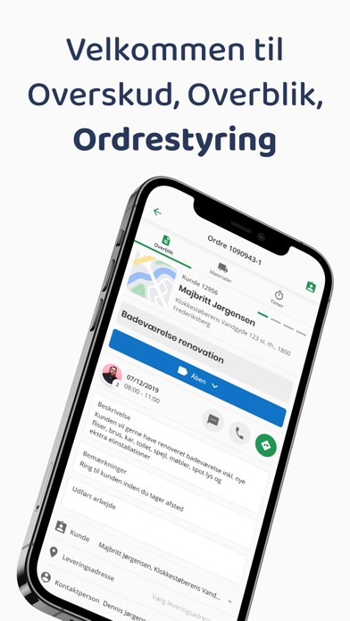 Ordrestyring - OS3 Screenshot