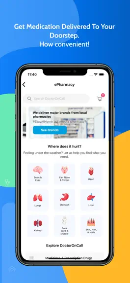 Game screenshot DoctorOnCall - Online Pharmacy apk