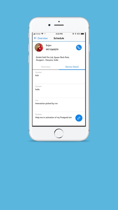 Ameyo FieldAgent Screenshot