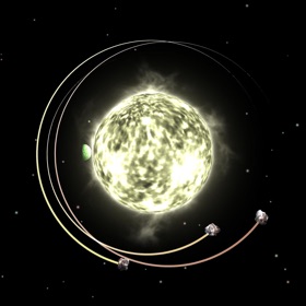 Snímky obrazovky (8) Planet Gravity - SimulateOrbit