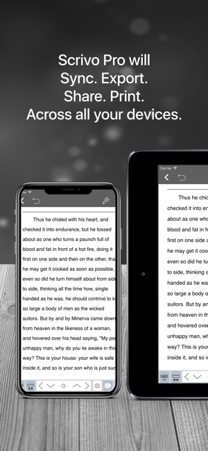 Captura de pantalla de Scrivo Pro - Scrivener Writers