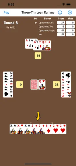 Game screenshot Three-Thirteen Rummy mod apk