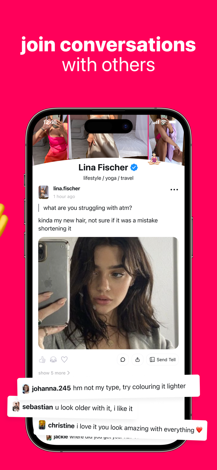 tellonym - anonymous questions