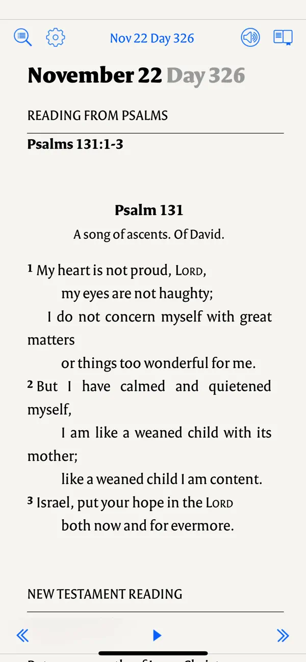 Screenshot #1 pour NIV Audio Bible: David Suchet