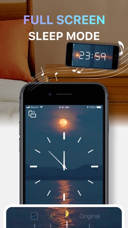 Nightstand Desk Clock & Widget