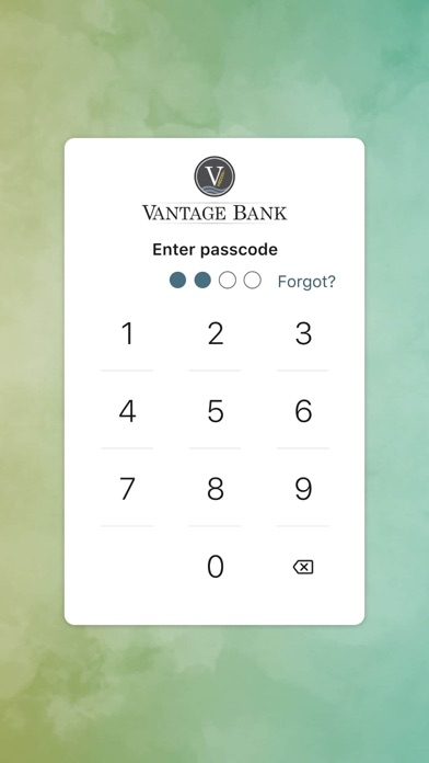 Vantage Bank Anywhere Screenshot