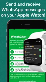 watchchat 2: chat on watch iphone screenshot 1