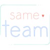 same team - stickers of love