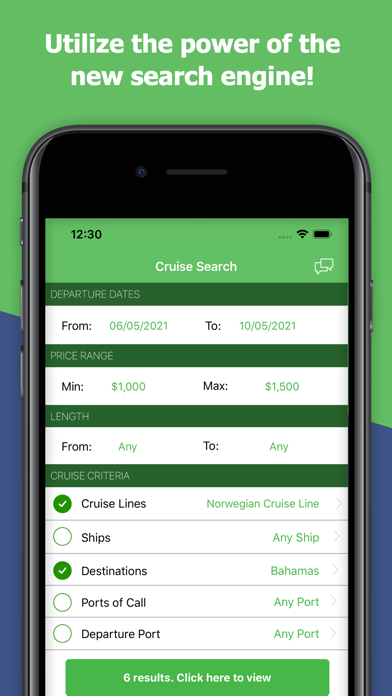 Cruise Planners Mobile Screenshot
