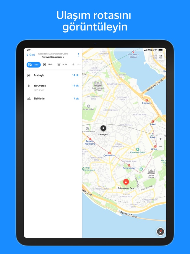 Yandex Maps App Store'da