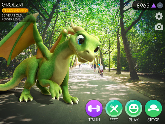 AR Dragon iPad app afbeelding 4