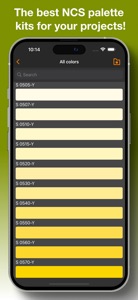 NCS color chart. 3D fan deck screenshot #1 for iPhone