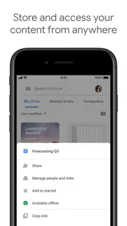 google drive iphone screenshot 1
