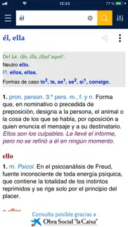 diccionario rae y asale (dle) iphone screenshot 2