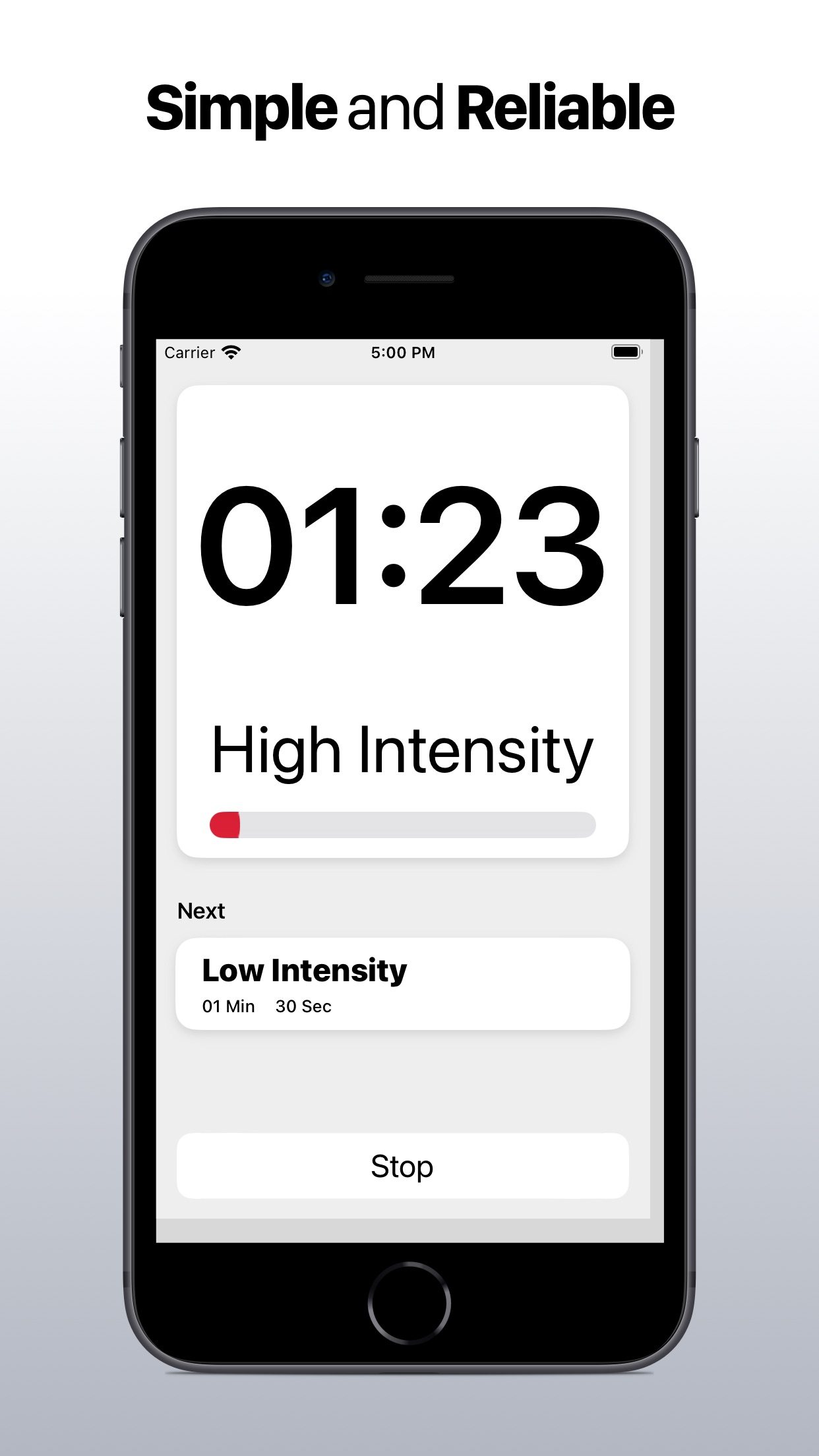 Screenshot do app Better Workout: Interval Timer