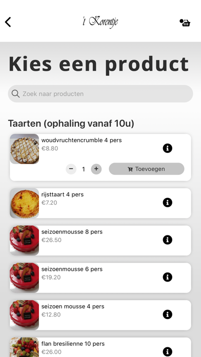 Bakkerij t Korentje Screenshot