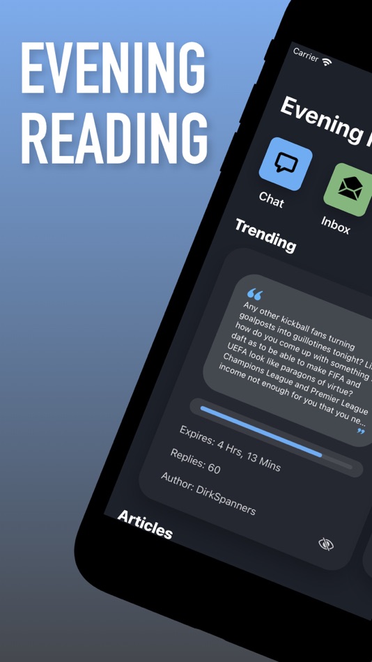 #1. Evening Reading (macOS) Podle: CHRIS HODGE