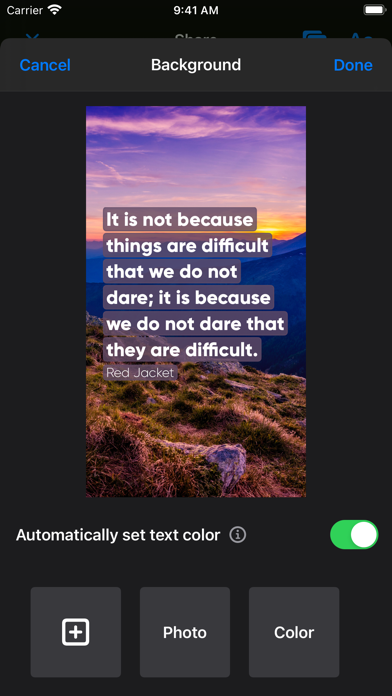 Daily Quote - Positive quotes Screenshot