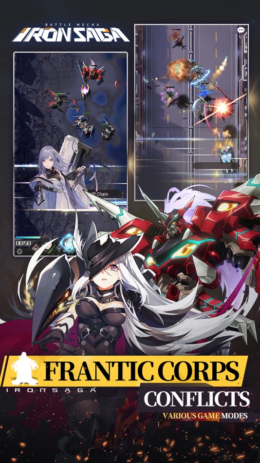 #5. Iron Saga – Epic Robot Battler (iOS) 来自: Sentai Inc.
