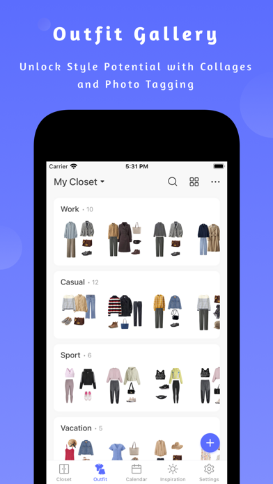 SimpleCloset: Closet Assistant Screenshot