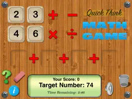 Game screenshot Quick Think Math Game apk