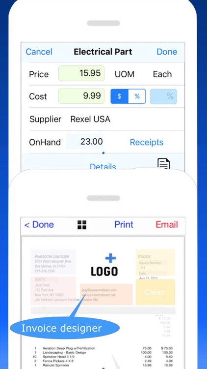 Electrician Invoice & Estimate screenshot-4