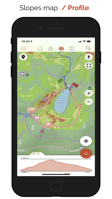 SityTrail+ GPS hike bike ski Screenshot