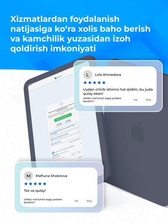 Screenshot #6 pour MyGov: Davlat xizmatlari