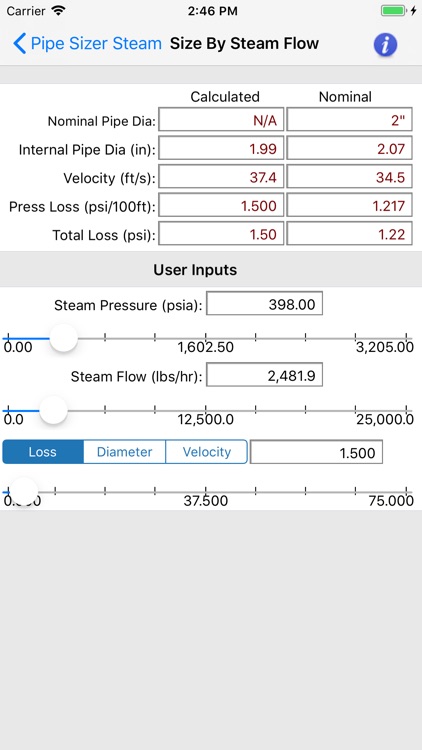 HVAC Pipe Sizer Plus screenshot-5