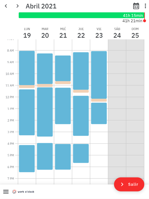 Screenshot #4 pour Work o'clock