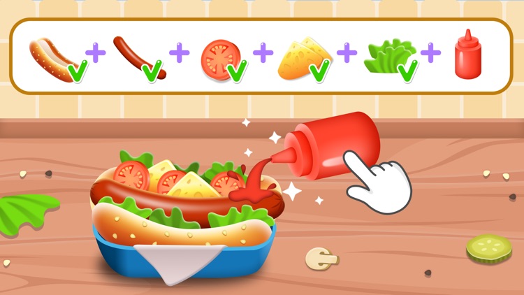 Hot Dog - Cooking Kids Games