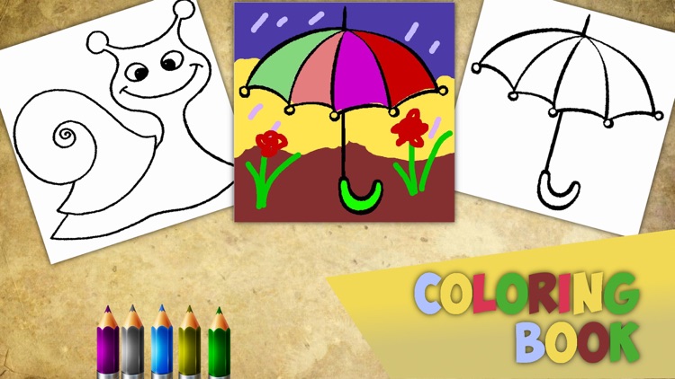 Coloring book for litle baby
