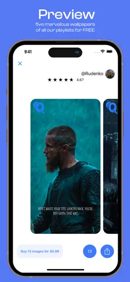 Game screenshot Quotely Wallpapers apk