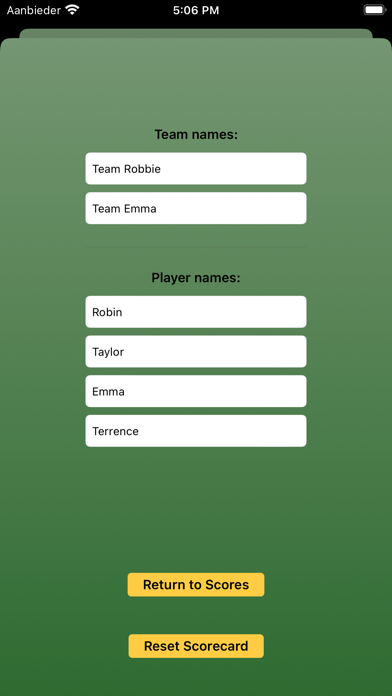 Spades ScoreBook Screenshot
