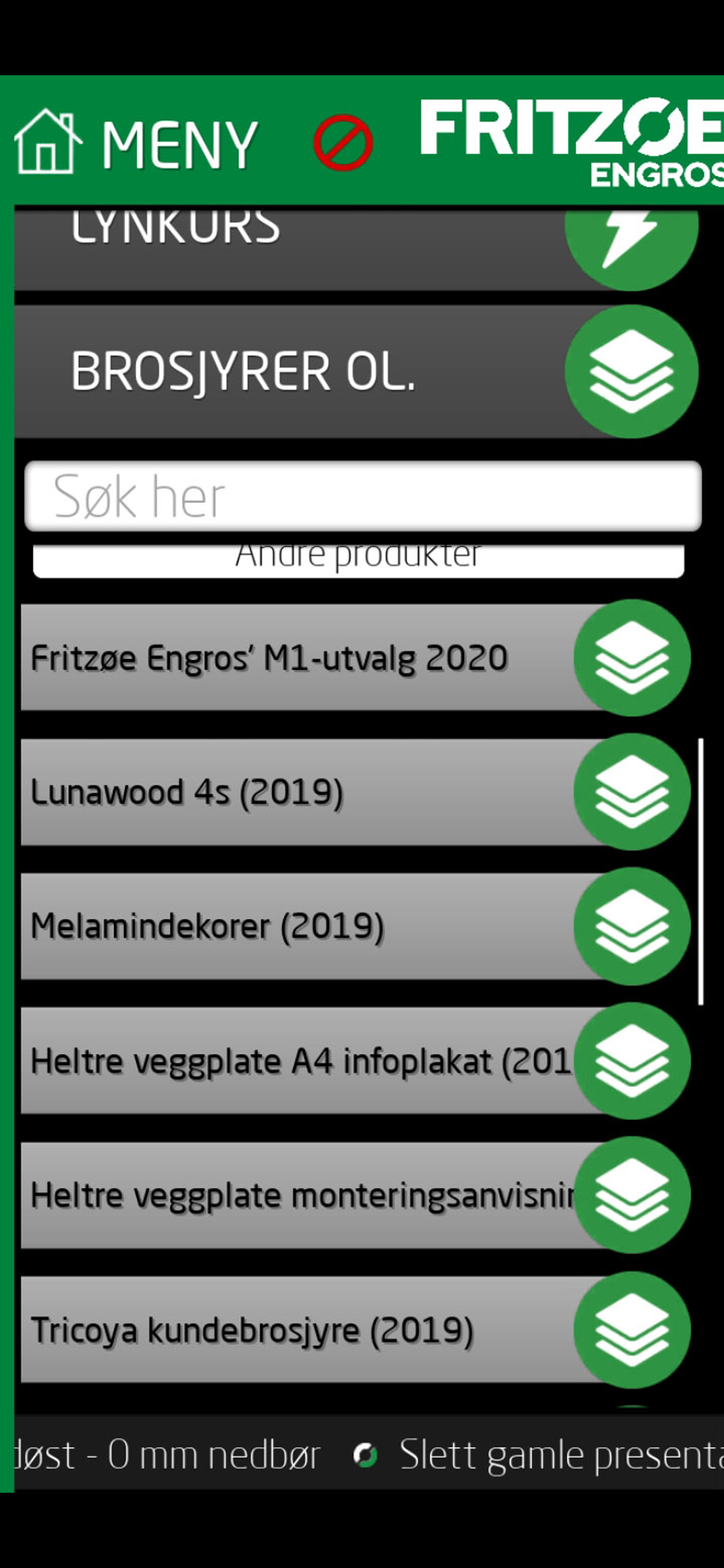 Fritzøe Engros App