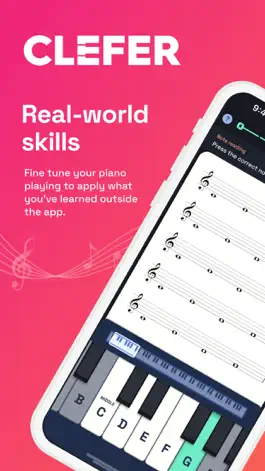 Game screenshot Clefer — Learn to Master Piano mod apk