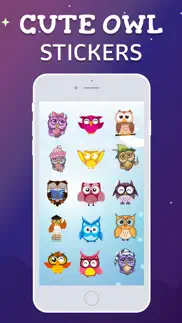 How to cancel & delete cute owl emojis 3
